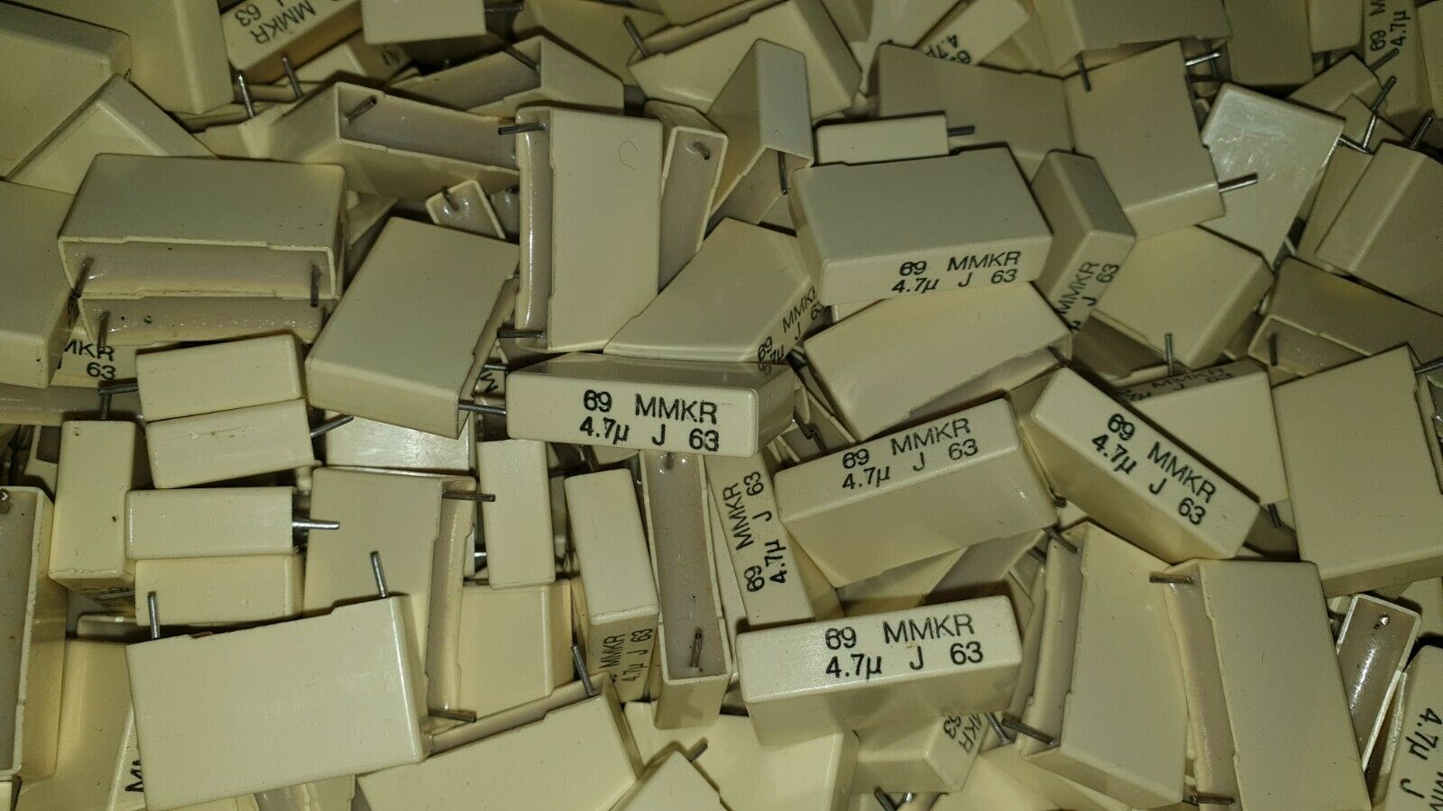 20PCS NOS GERMANY MMKR 4.7uF 63V 5% HI END TUBE AMP CAPS FOR AUDIO!
