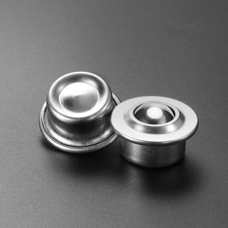 2X(12PCS Stainless Steel Ball Transfer Bea Casters Universal Base Conveyor I2M5)