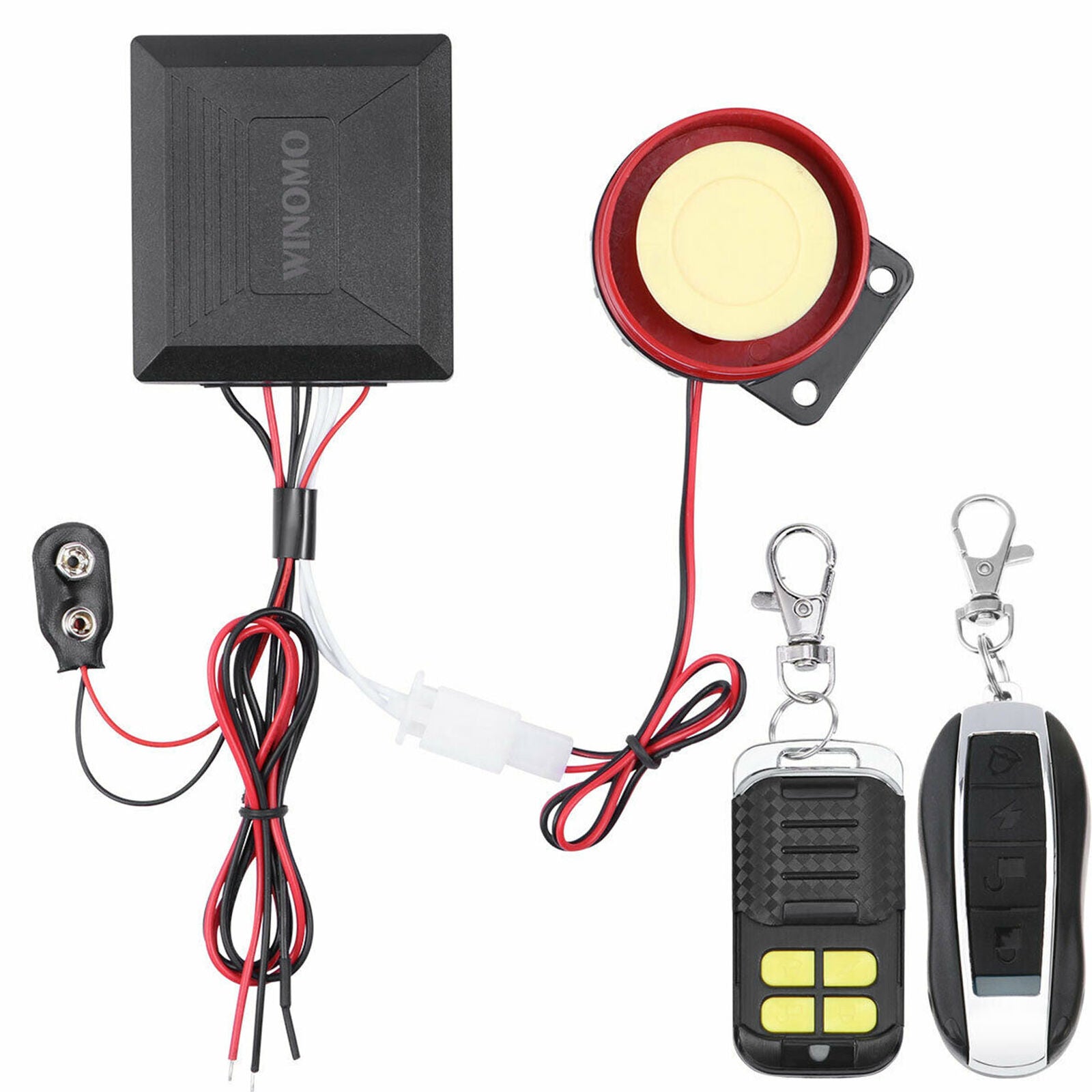 Scooter Car Security Alarm System Remote Control 12V Anti-theft Motorcycle Bike