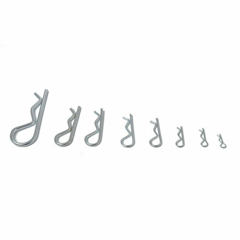 100Pcs M1*16 Stainless Steel R-Shaped Split Pin Wave Pin Circlip Pin Elasticity