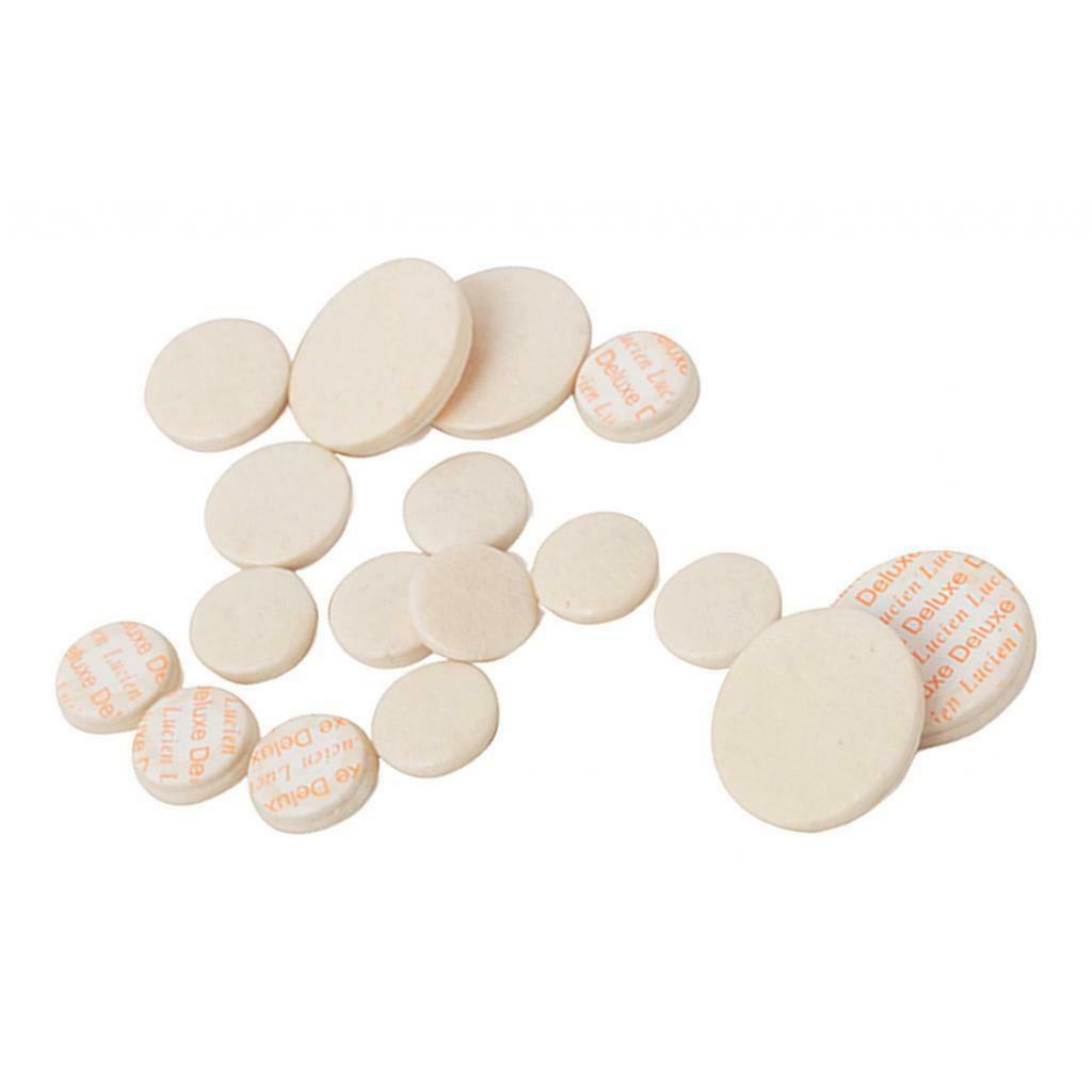 17Pcs / Set Bass Clarinet Replacement Pads for Woodwind Instrument Parts