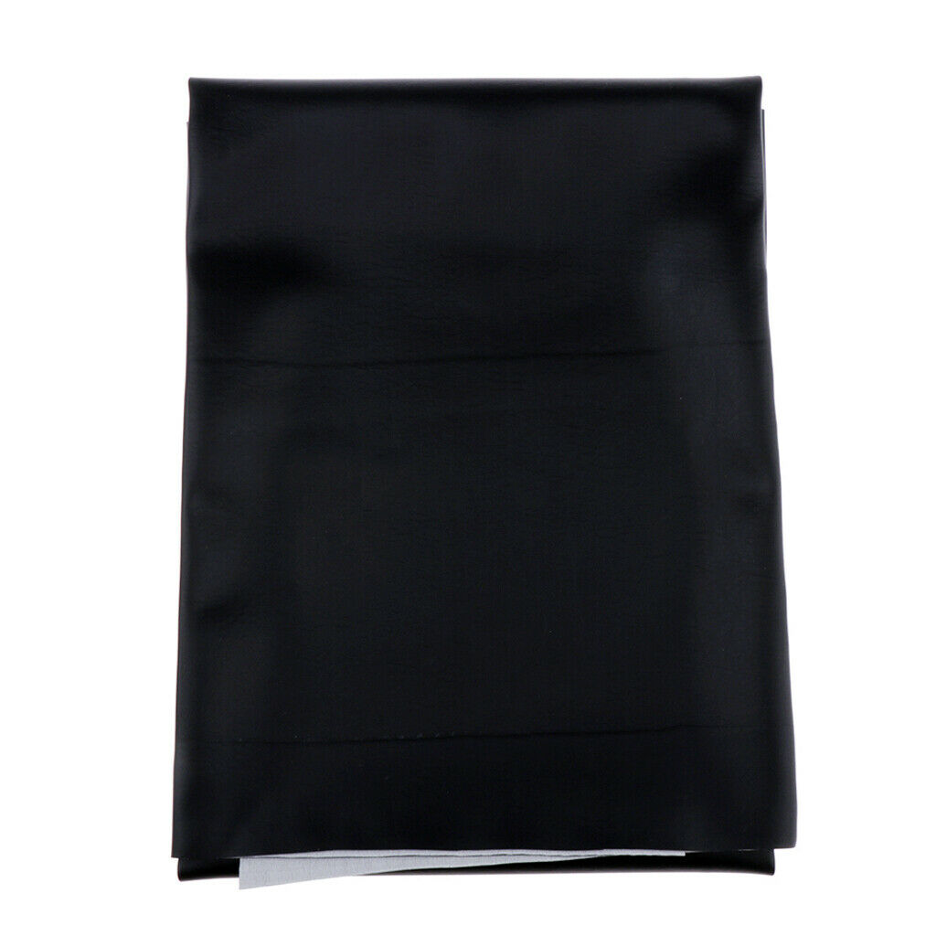 Universal Motorcycle Seat Cushions Leather Cover Seat, 2.36x3.54inch, Black