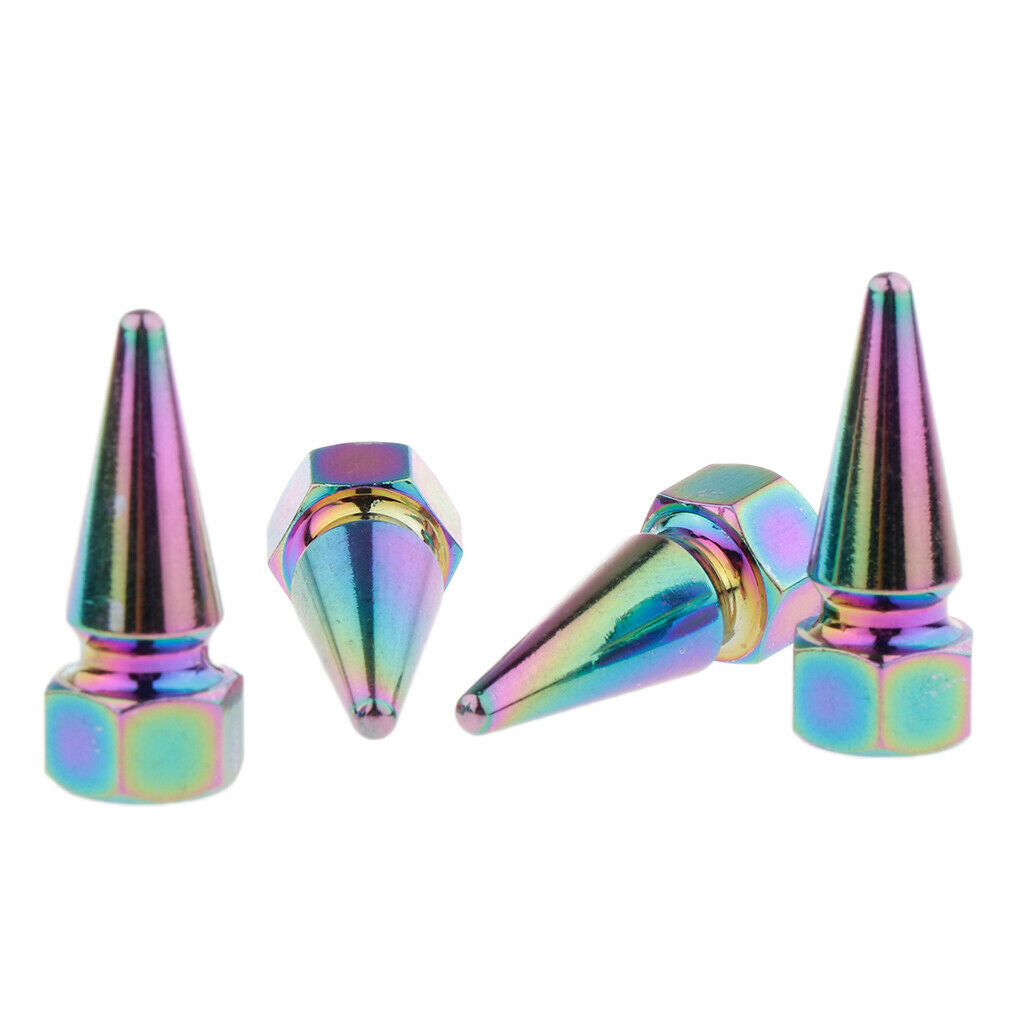 Aluminum Alloy Tire Stem Valve Caps  Dust Cover for Car Motorcycle 3.1x1.4cm