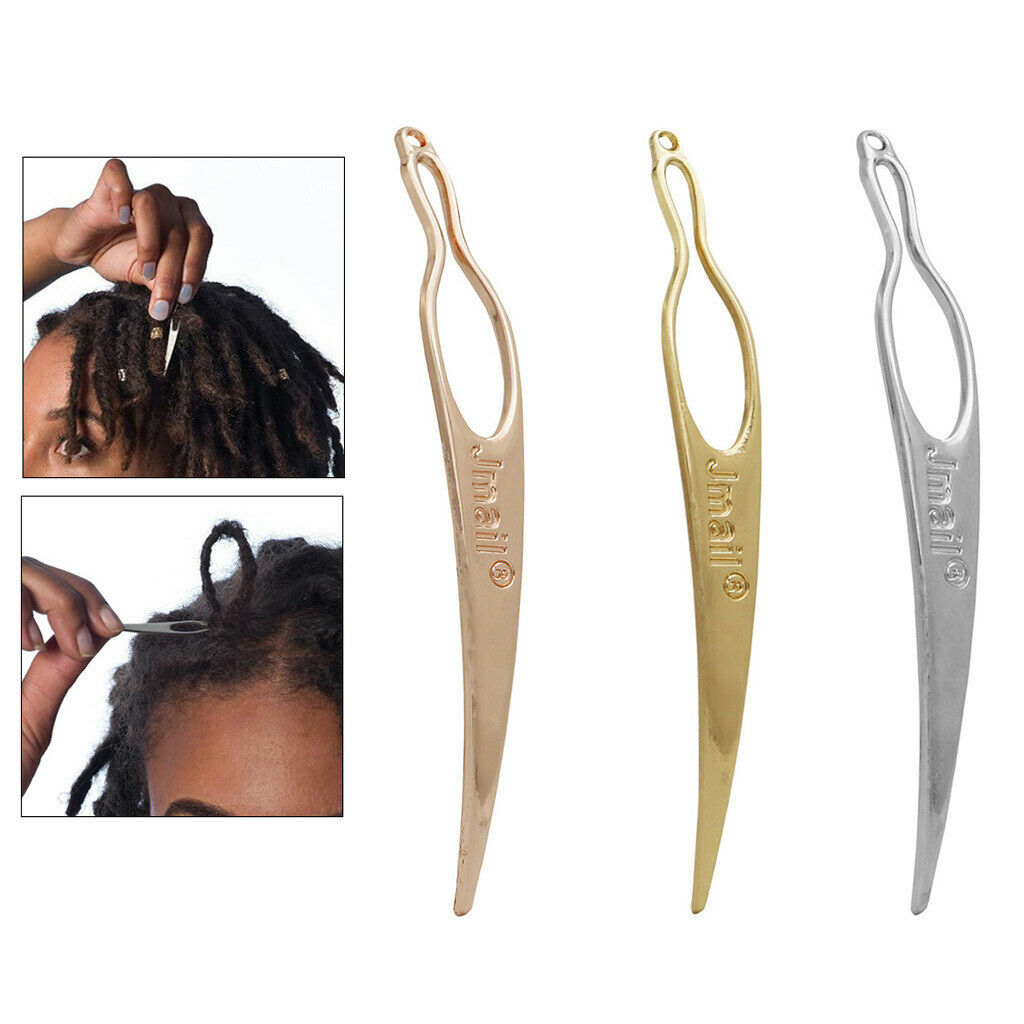 3x Dreadlocks Tools Craft Interlocks Needle Hair Extensions Decor For Locs