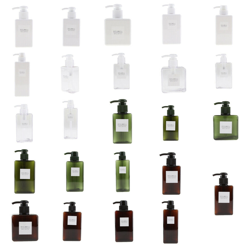 2pcs Bathroom Empty Foaming Soap Dispenser Hand Wash Liquid Foamer 100ml