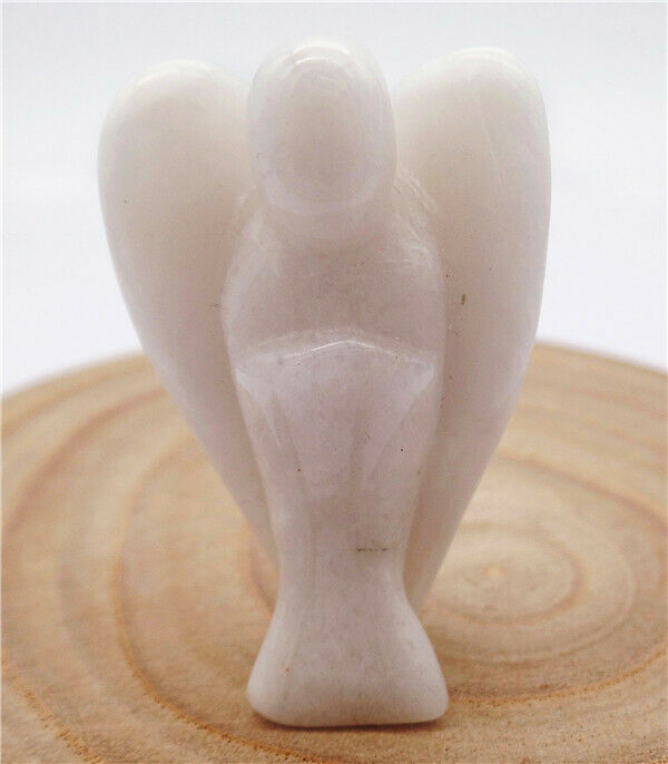 51x30x19mm Natural Aventurine Carved Angel Statue Healing Home Decoration HH8112