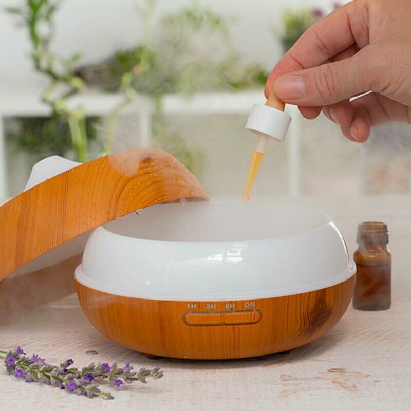 Diffuser Essential Oils 300ml Humidifier Electric 14 Colours - New