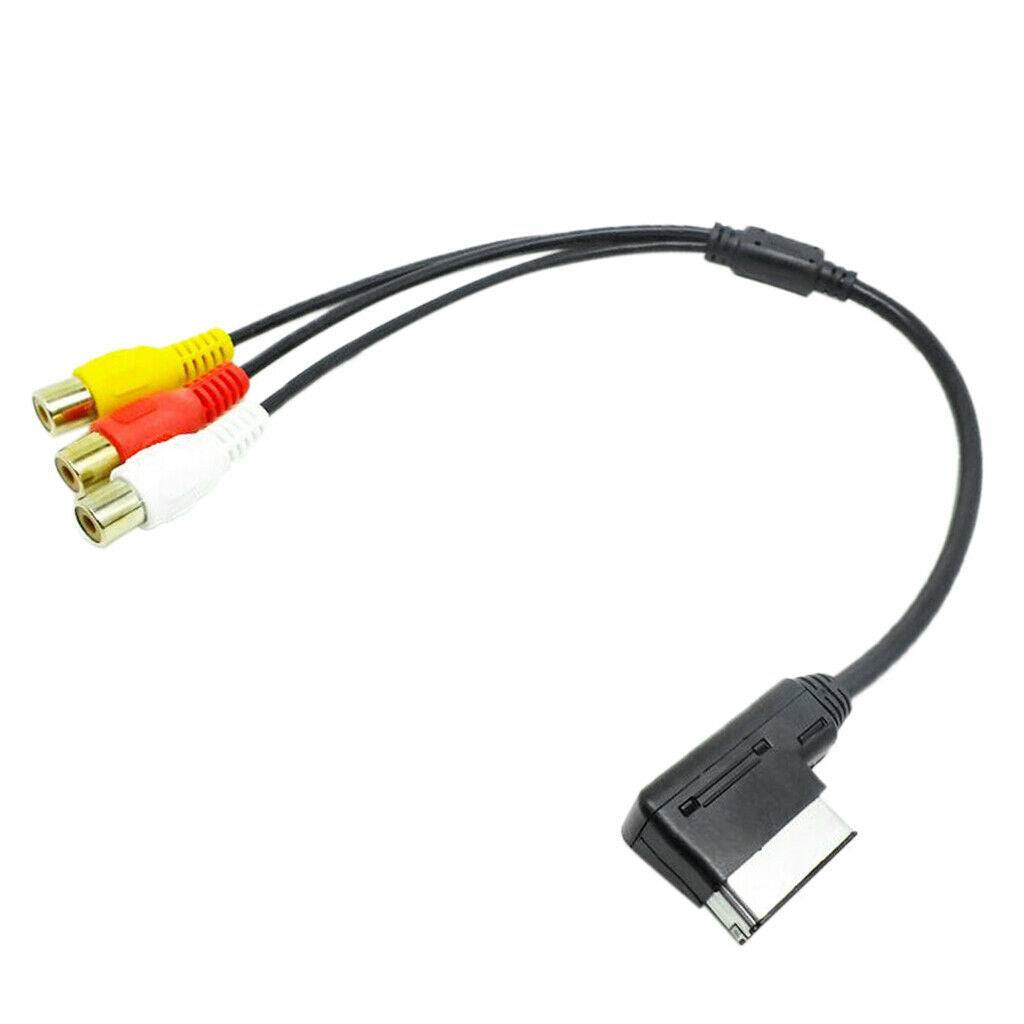 Car Audio Input Cable Adapter AMI to RCA Wire for Audi A3\A4\A5\A6\A8\Q5\Q7