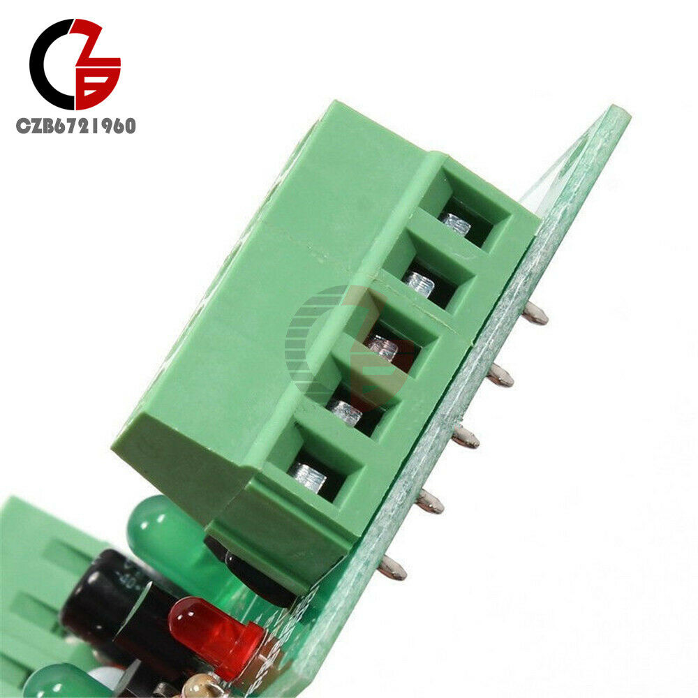 3-Channel AC 220V Optocoupler Isolation Module Testing Module No PCB Holder