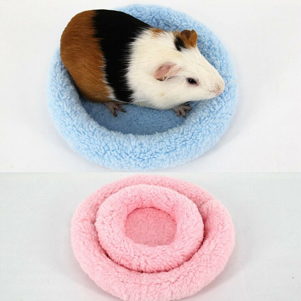 2-Pack Hamster Bed Soft Warm Cushion for Small Animals, Hamsters, Guinea Pigs &