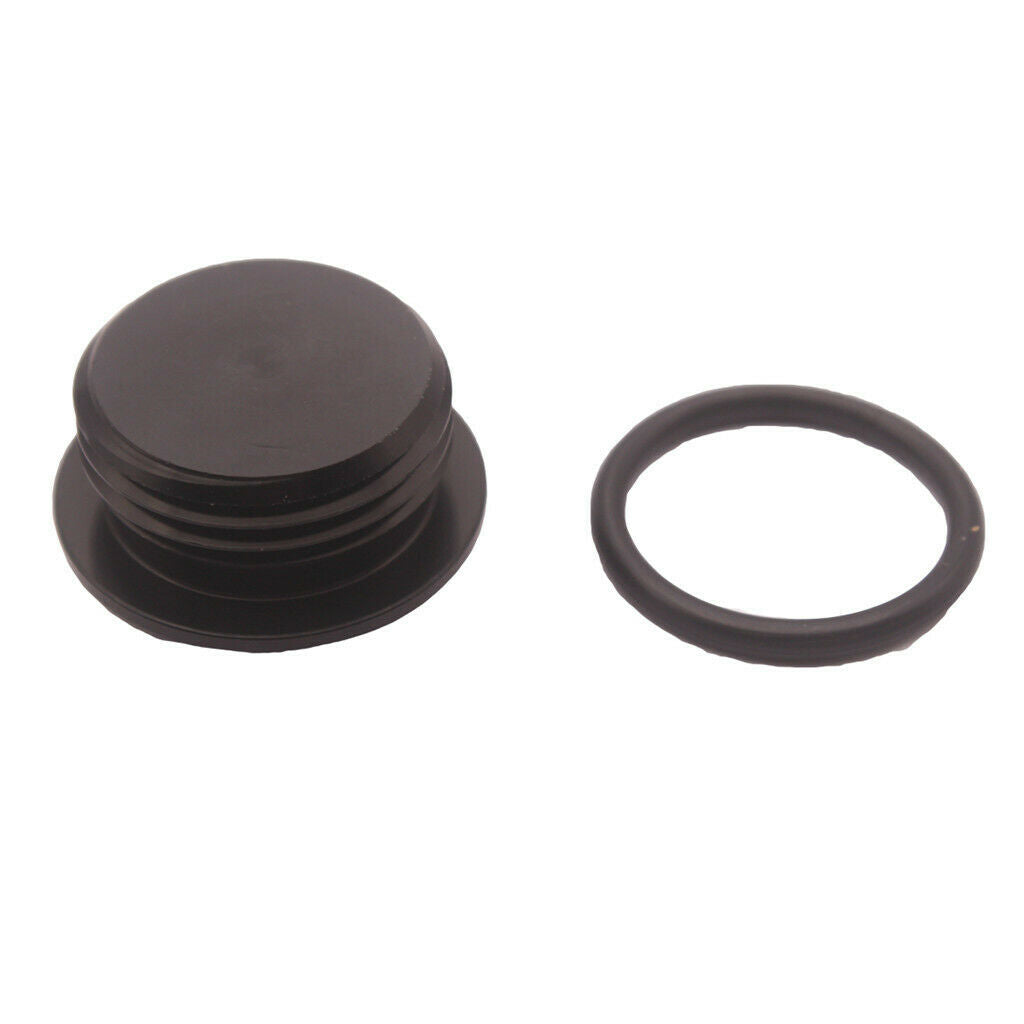 Alloy Aluminum 12 AN 12 -AN ORB Plug With O Ring Spherical Socket Black