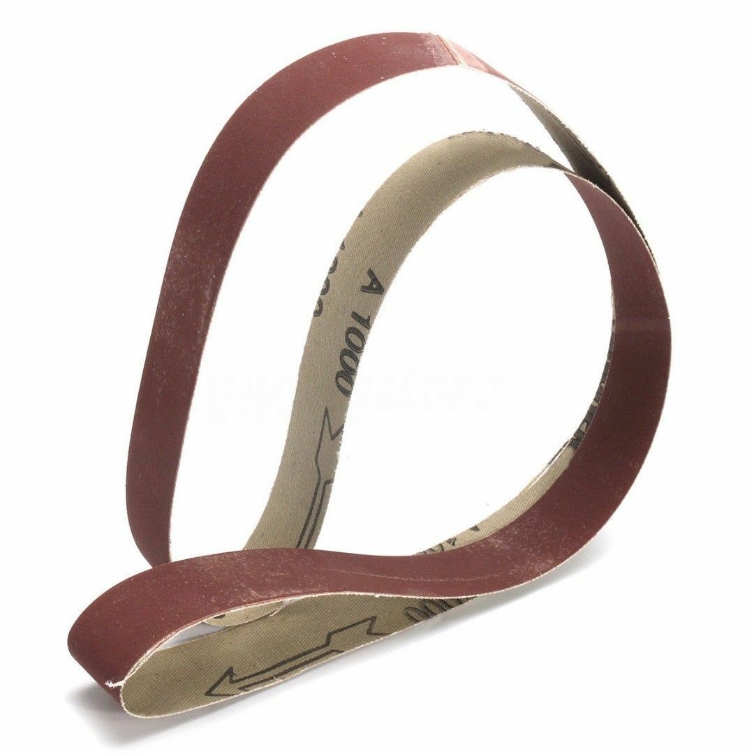 7pcs 1"x 42" Sanding Abrasive Belts 80/150/240/320/400/600/1000 Grit For Sander