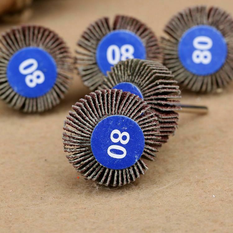 5pcs Flap Wheel Sanding Disc 80# Grit Sandpaper for Power Power Rotary Tool