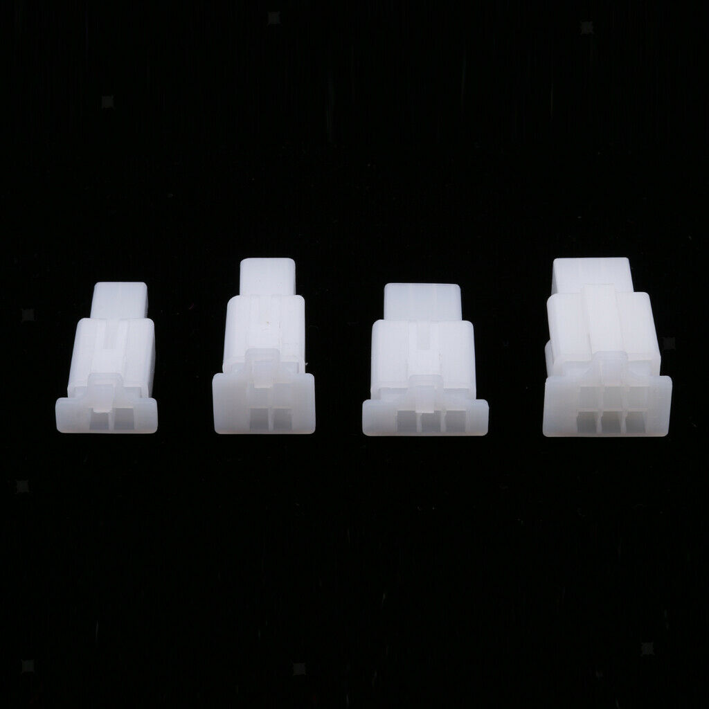 2.8mm 2 3 4 6 Pin Electrical Wire Connectors Spade Terminals Kit
