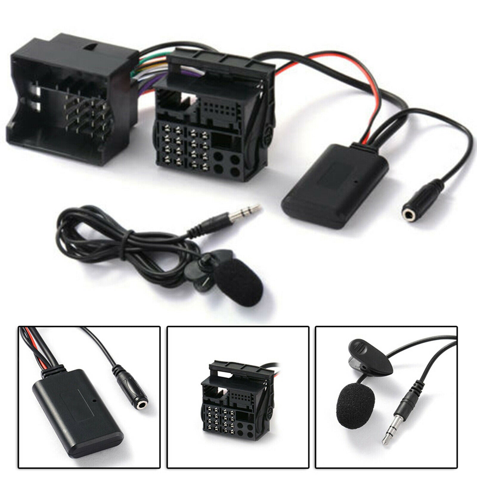 Bluetooth Audio Cable Adapter MIC Direct Replaces for  CD30 CDC40 CD70 DVD90