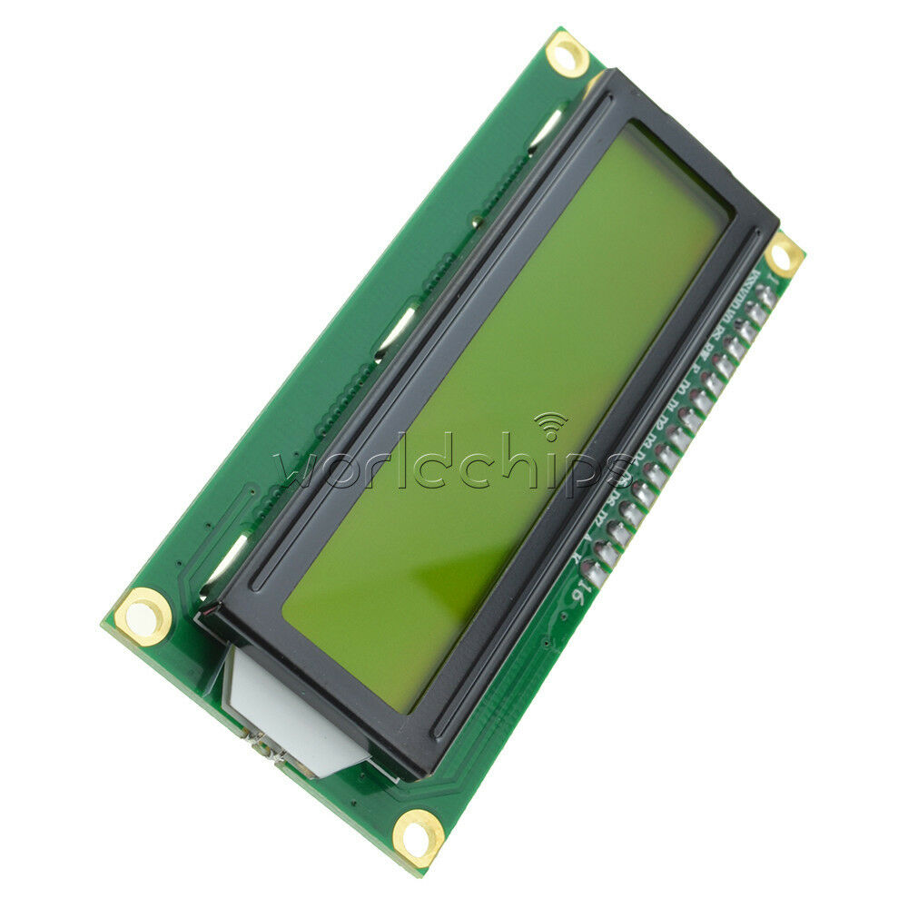 5PCS NEW 1602 16x2 HD44780 Character LCD Display Module LCM Yellow backlight