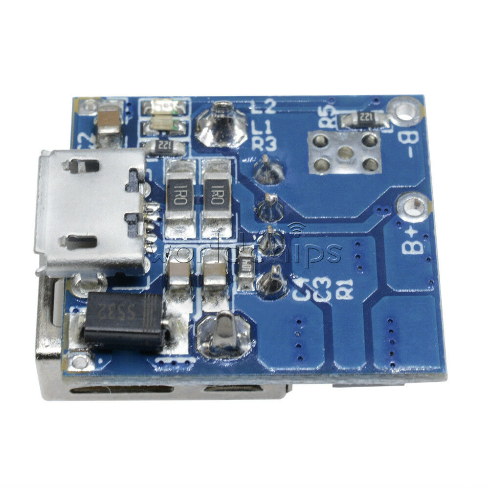 USB Li-Po 18650 5V 1A Lithium Battery Protection Boost Step up Charger Board