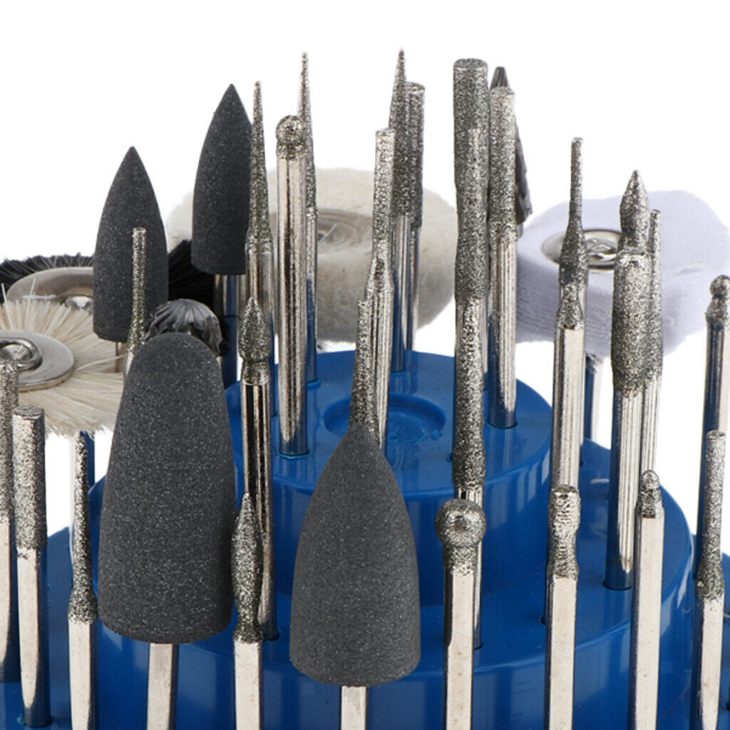 31Pcs Cuticle Clean Nail Drill Bits Set Carbide Nail Files Bit Grinding Head -