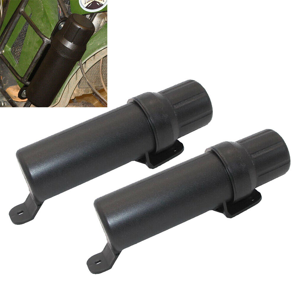 2x Universal  Motos Motorcycle Tool Tube Gloves Raincoat Box