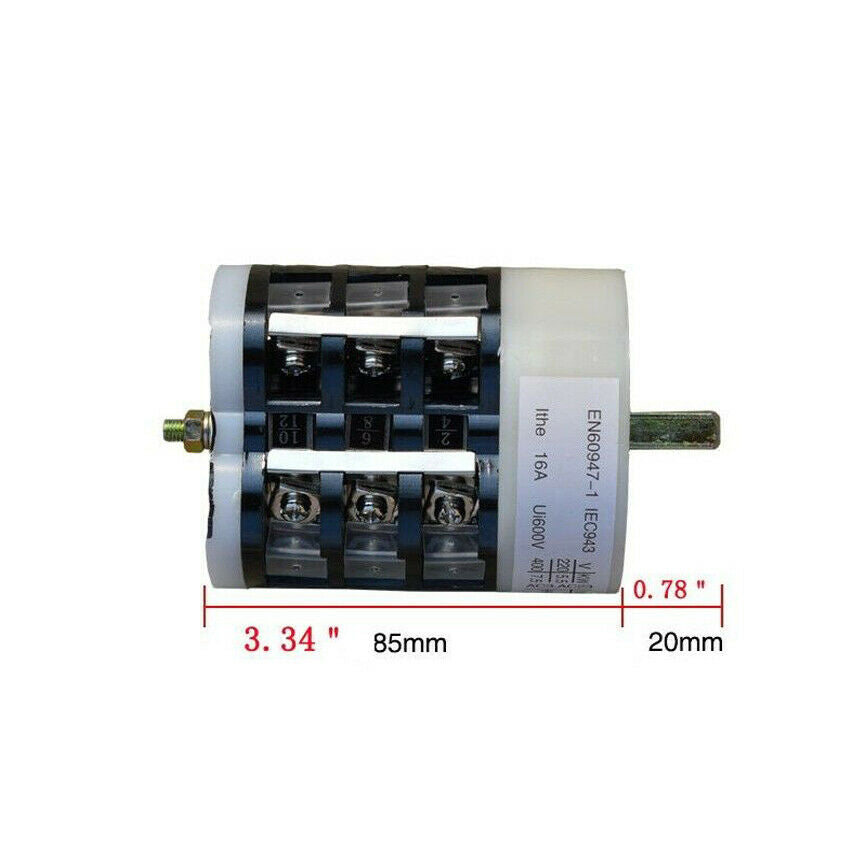 Tire Changer Machine Motor Forward Reverse Position Switch 16A Car Repair Tool