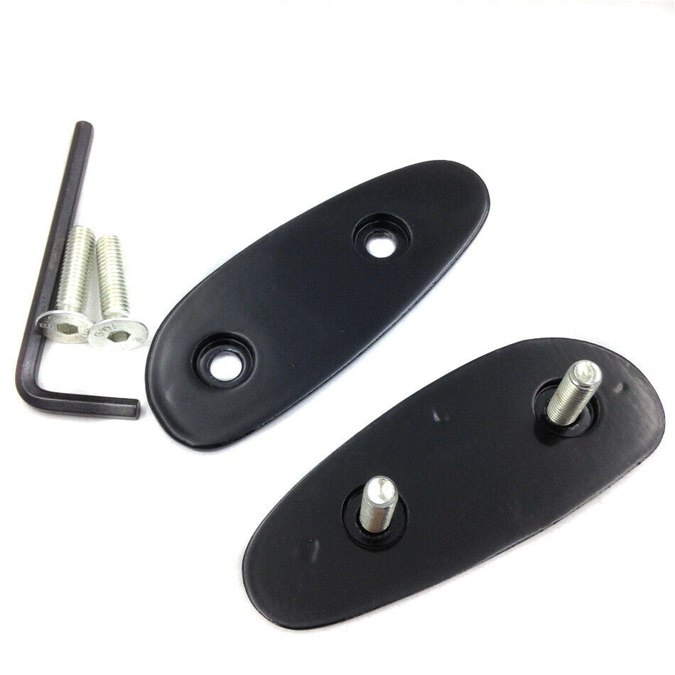 For 01-05 Suzuki GSXR GSX-R600 GSX-R750 NEW Mirror Block Offs Off Base Plates