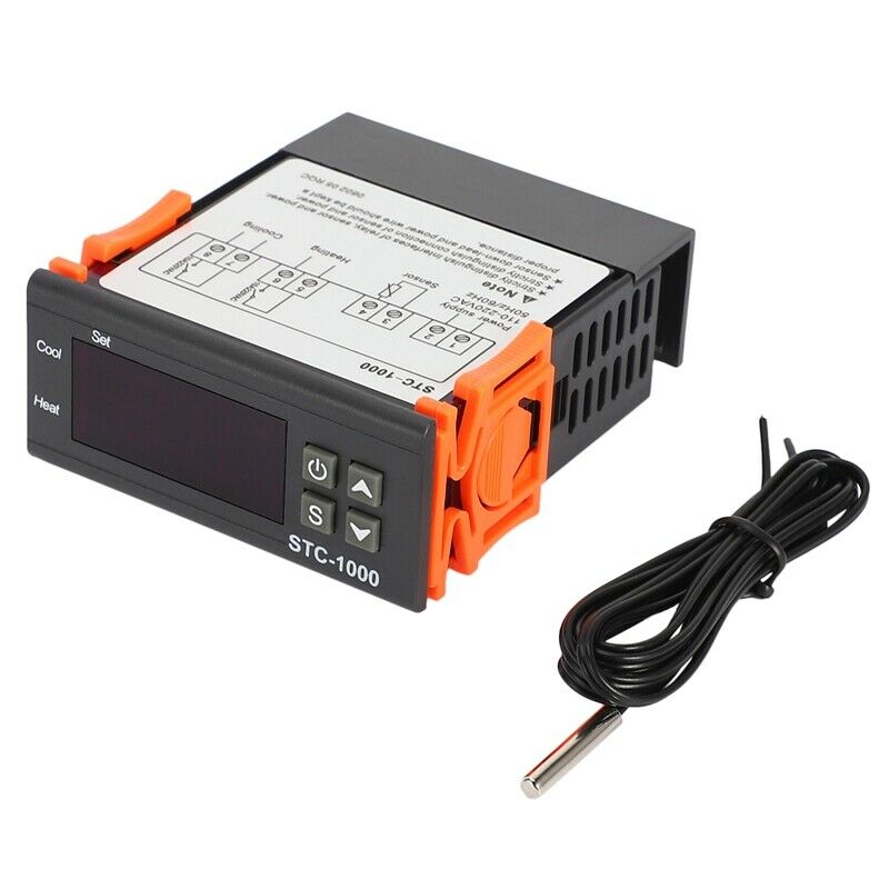 Digital STC-1000 All-Purpose Temperature Controller Thermostat With Sensor Q2RR1