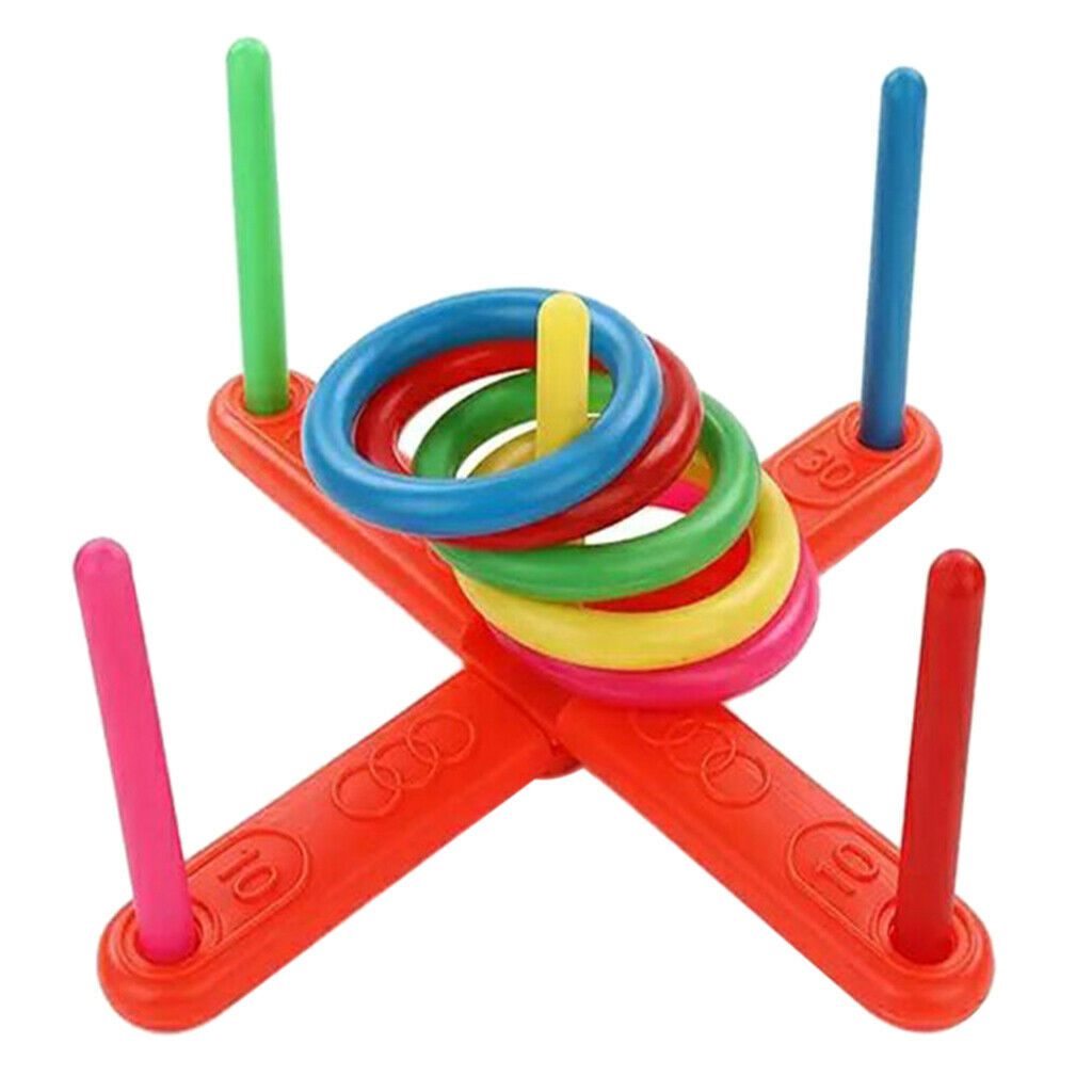 Outdoor Garden Games Ring Toss Toys for Children Family Boys Girl Gift