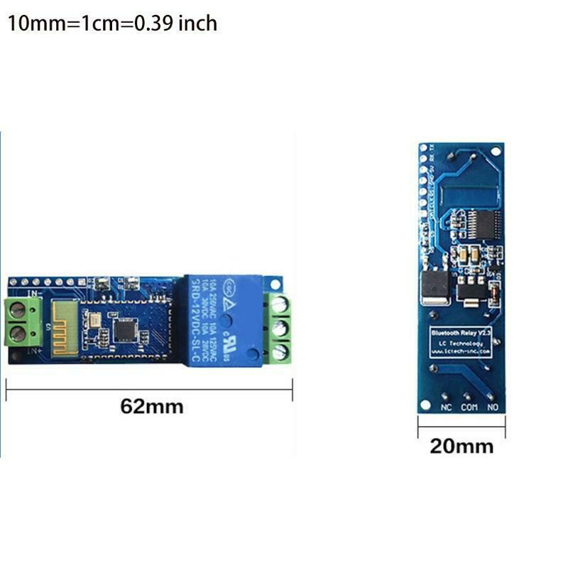 Bluetooth Relay Module Mobile Phone Remote Control Switch for Web/Bluetooth
