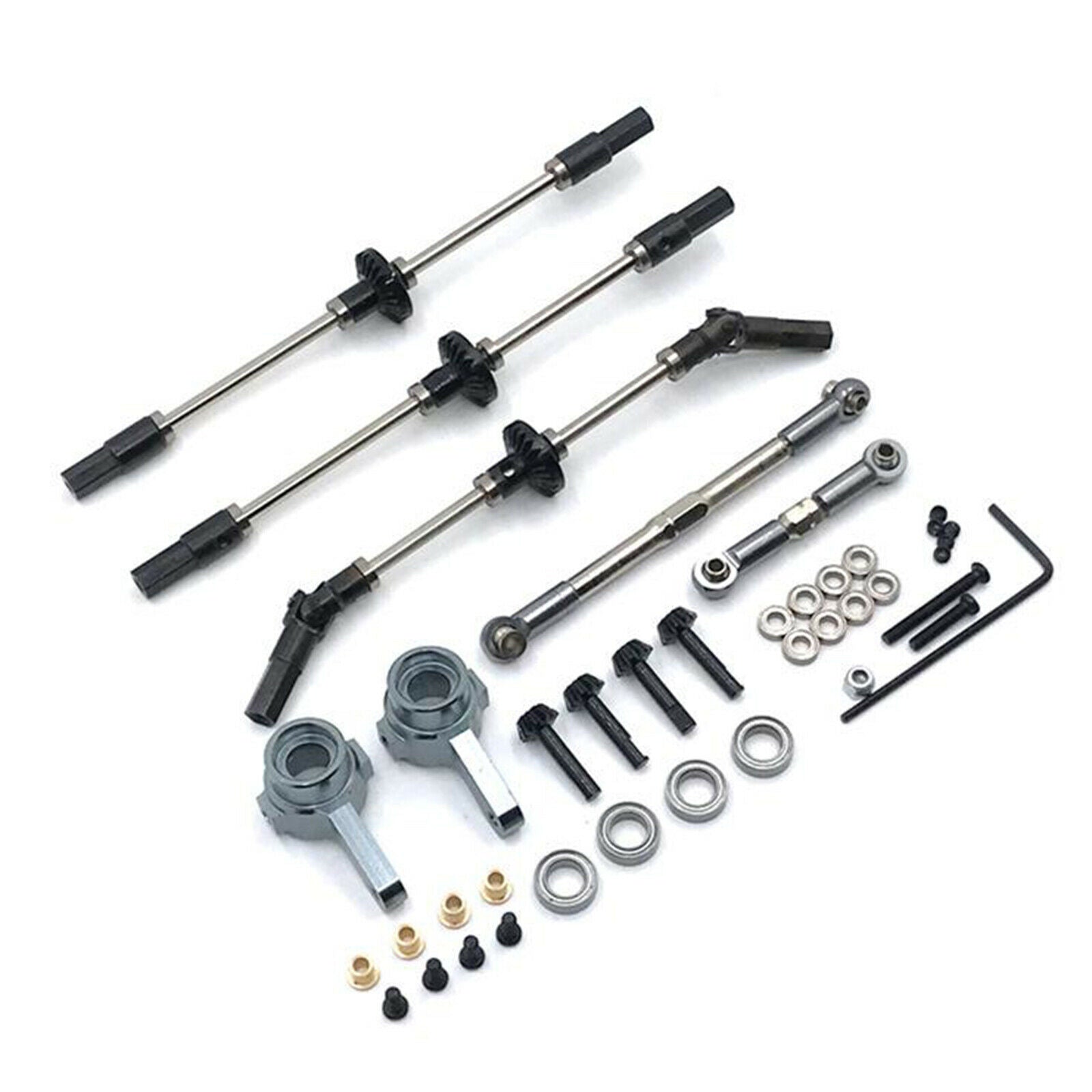 Exquisite CNC Upgrade Bridge Axle for WPL C14 C24 C-24 1/16 RC Crawler Car