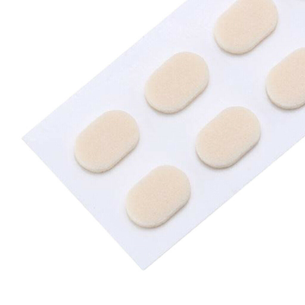 24 Pair Anti-slip Soft Nose Pads Stick On for Eyeglasses Glasses Skin 1.0mm