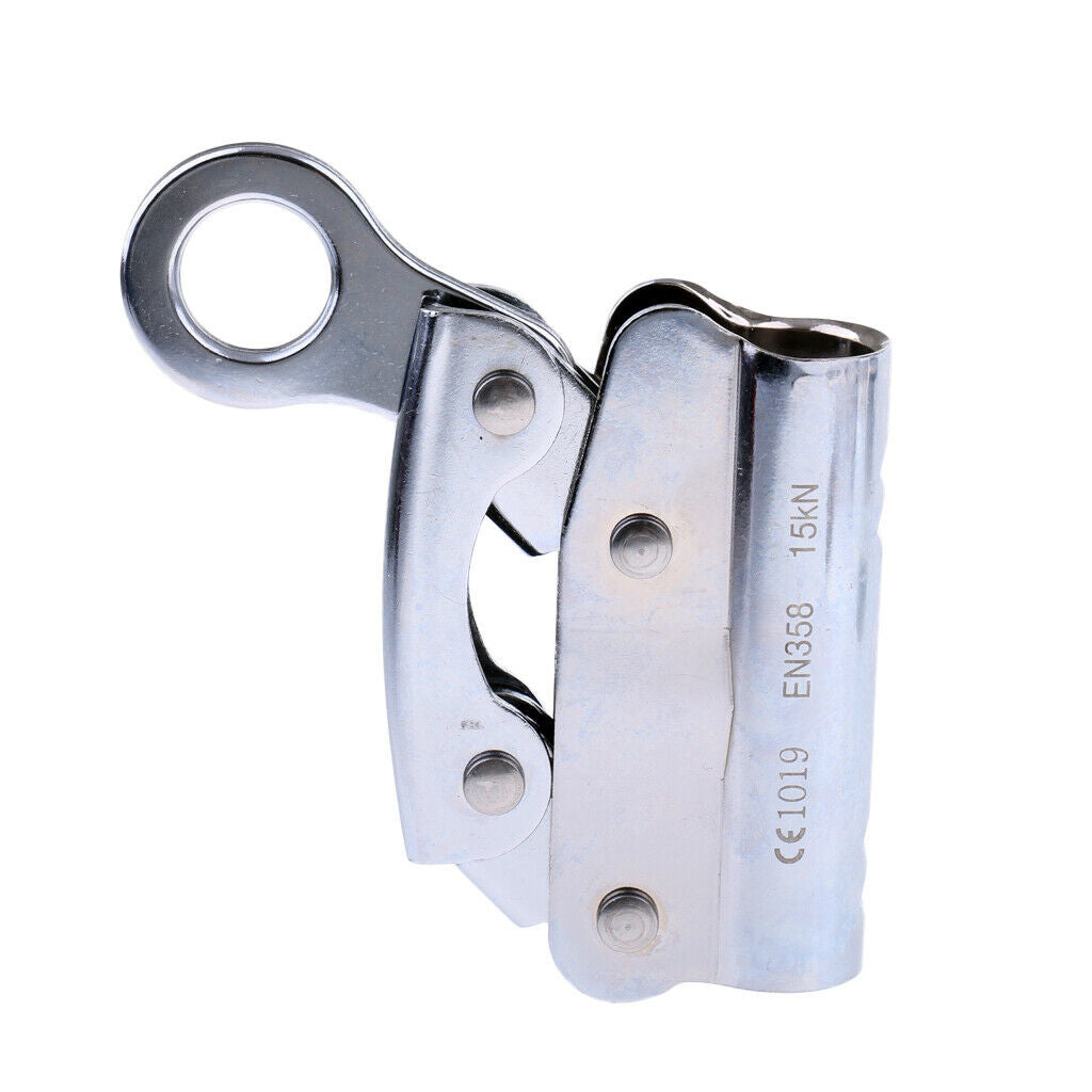 15KN Safety Rock Climbing Caving Roof Tree Arborist   Rope Grab