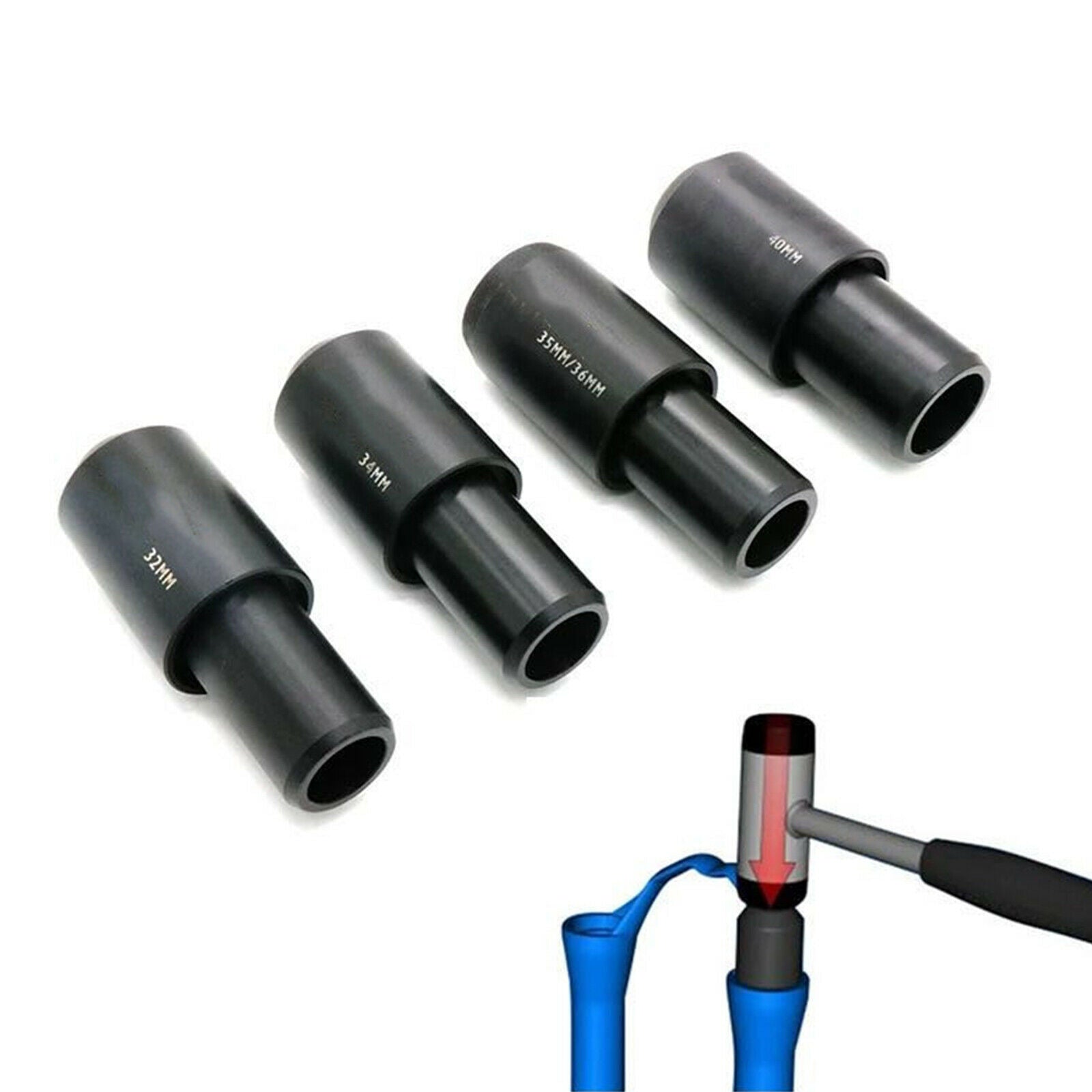 Dust Installation Tool Installation Tool Guide for Rockshox 30-40mm 40mm