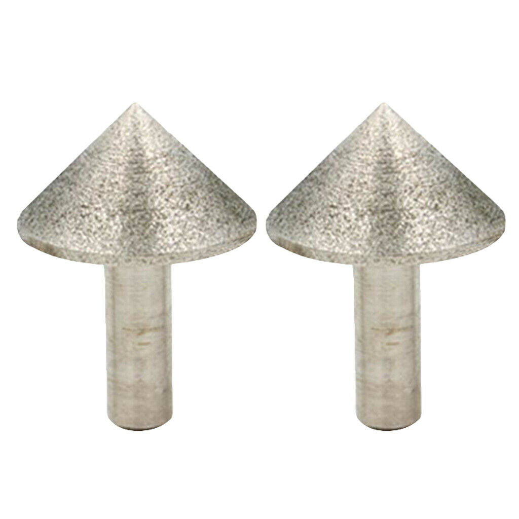 2 Pieces Countersink Deburring Mills 45mm HSS Chamfering Tool Remove Deburring