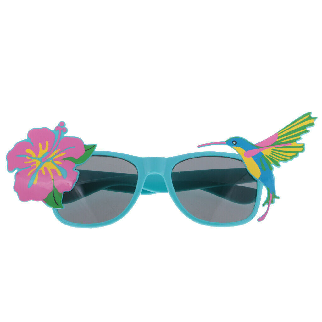 Funny Flower Bird Party Glass Summer Beach Party Evening Dress Accessories