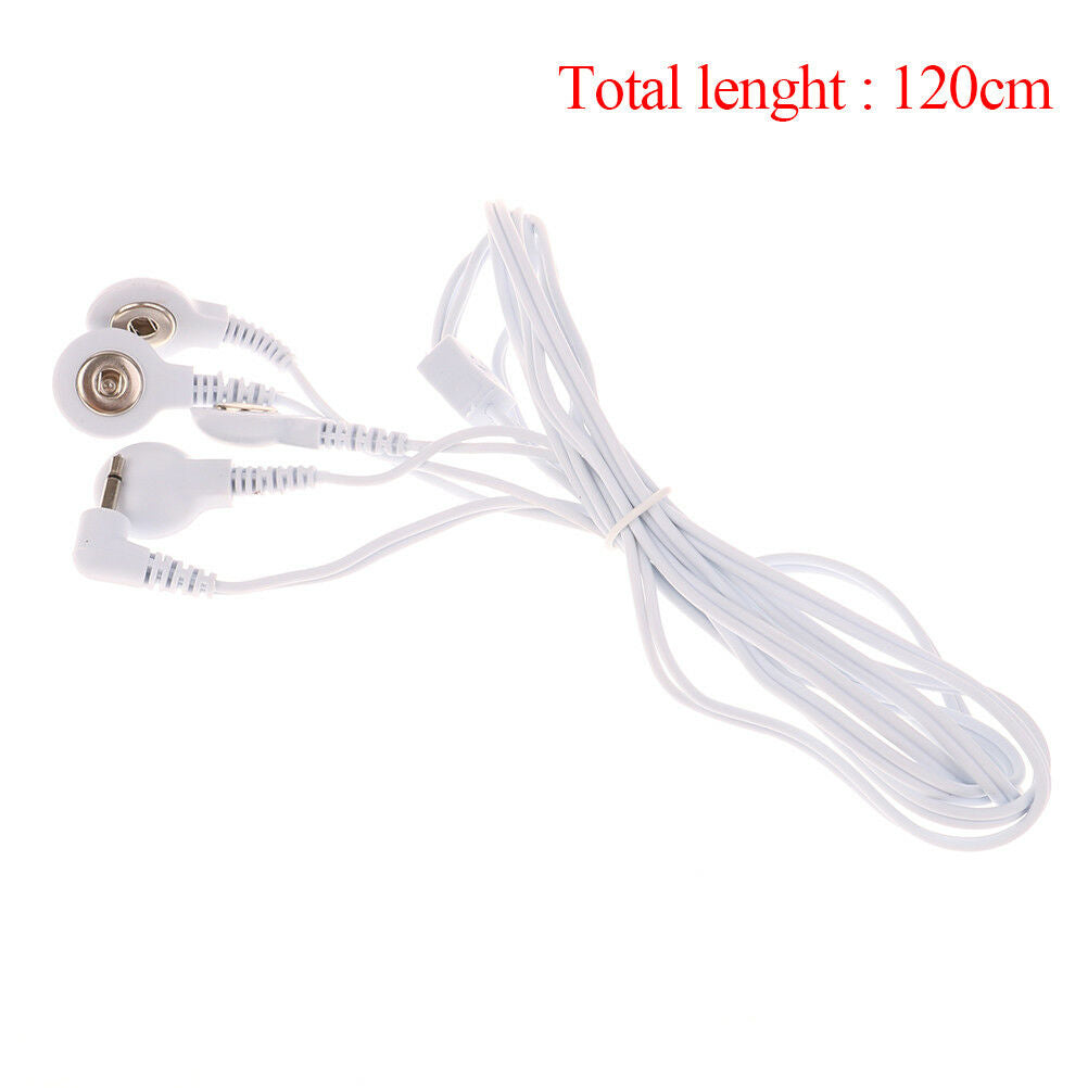 Electrode Lead Wire Machine Massager Electrode Wire Plug 3.55mm 4-Wa.l8