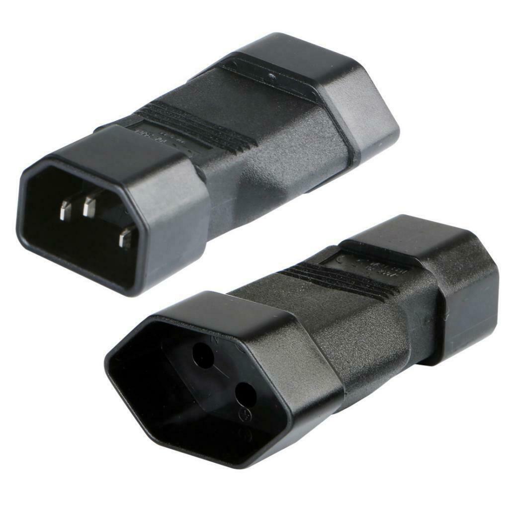 IEC320-C14 Male To Switzerland Female , Plug TO Socket, Power Adapter