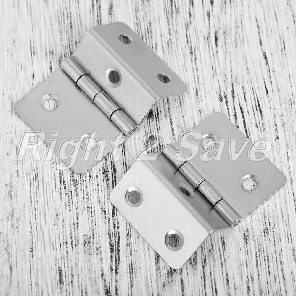 2pcs Folded Jewelry Box Cabinet Hinges Wardrobe Door Hinge Furniture Hardware