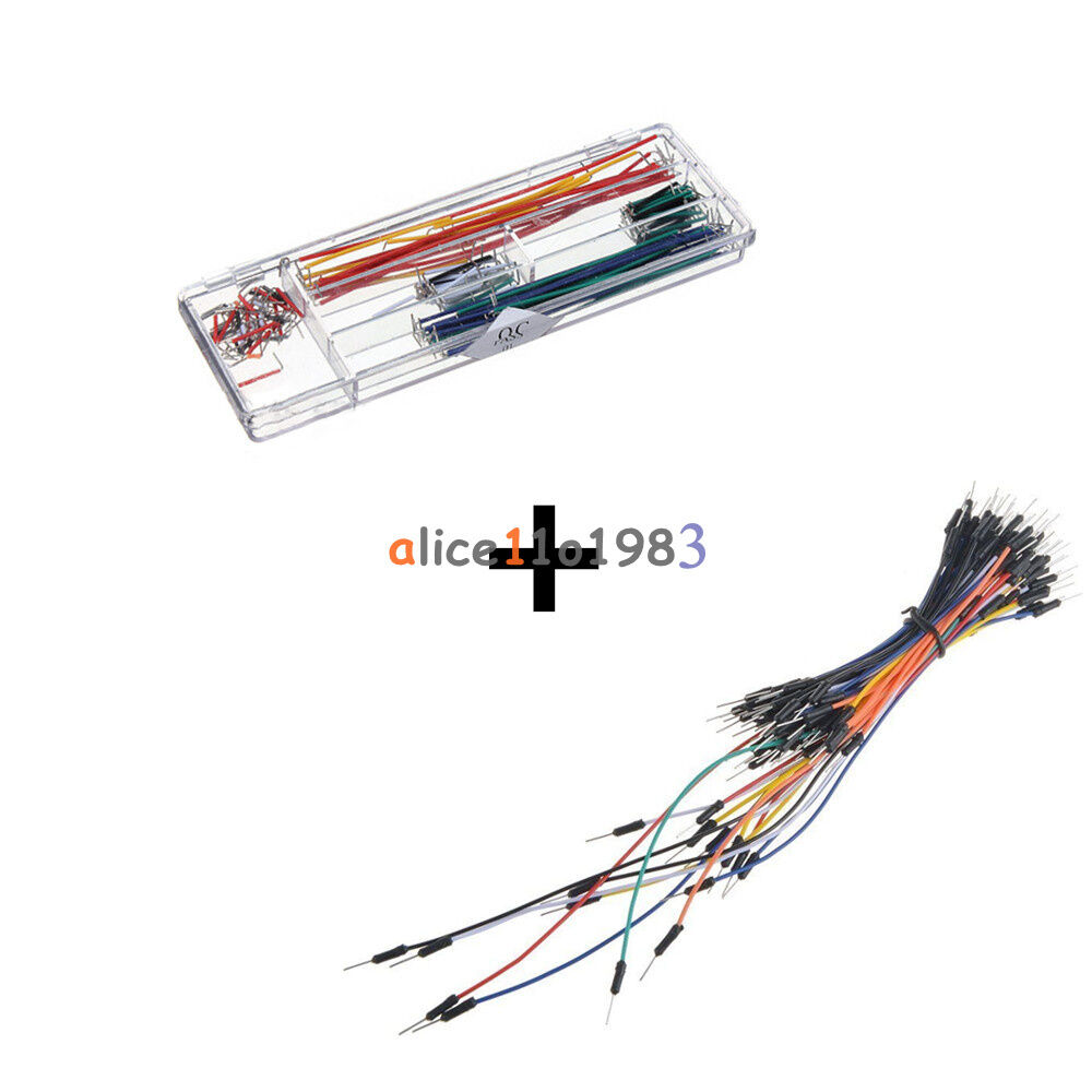 140pcs U Shape Solderless Breadboard Jumper Cable Wire Kit + 65PCS cables DIY