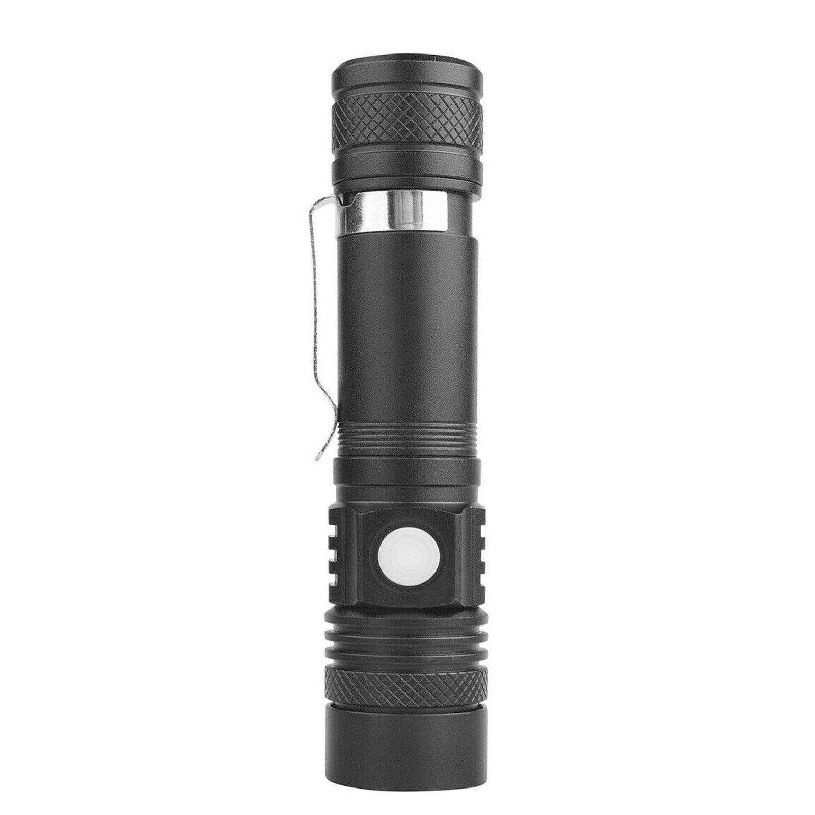 Super Bright 50000LM T6 LED Flashlight Rechargeable Zoom Torch 18650 3 Modes