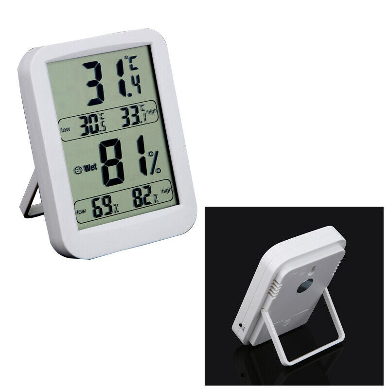 Weather Station Large Screen Display High and Low Temperature Hygrometer