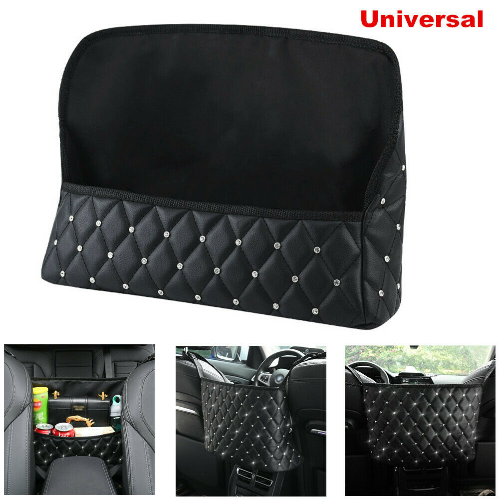 Car PU Storage Organizer Seat Side Bag Holder Multi-functional Pocket Universal