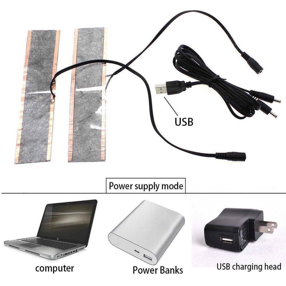 5V USB Heating Gloves Pad Insole Component For Electric Heating Gloves ouJCAU Tt