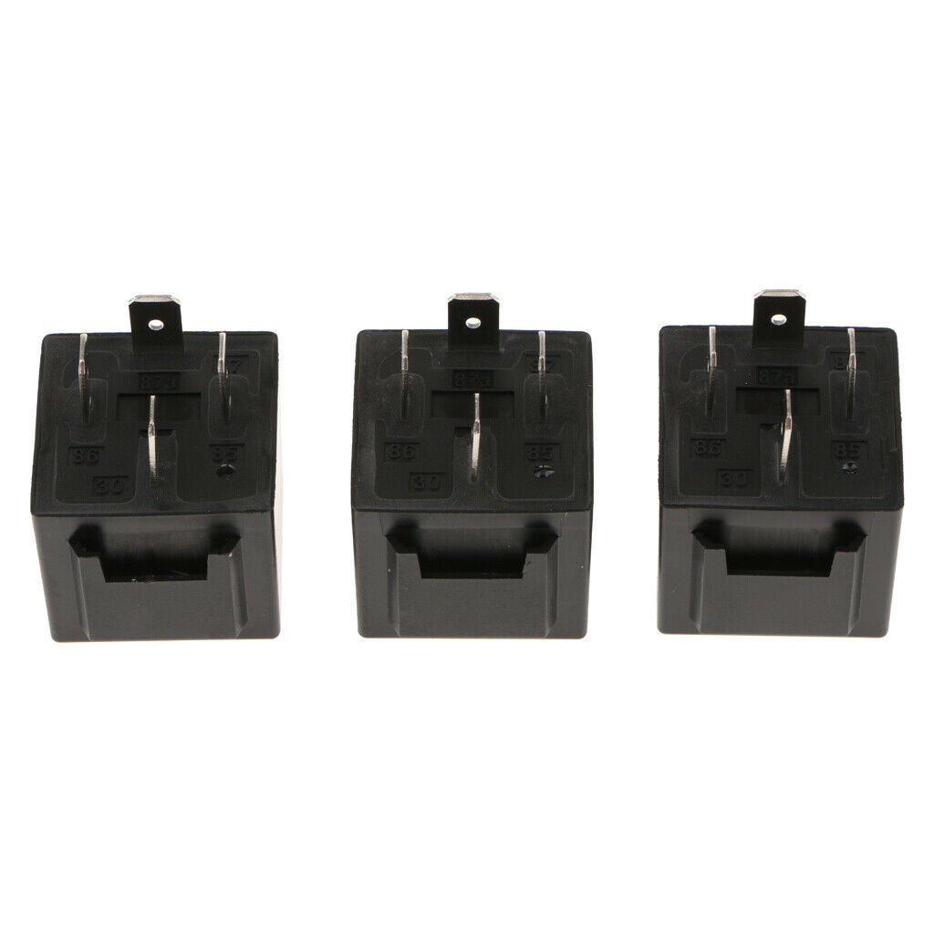 DC 12V Car SPST Automotive Relay 4 Pin 4 Wires with Harness Socket 40 Amp