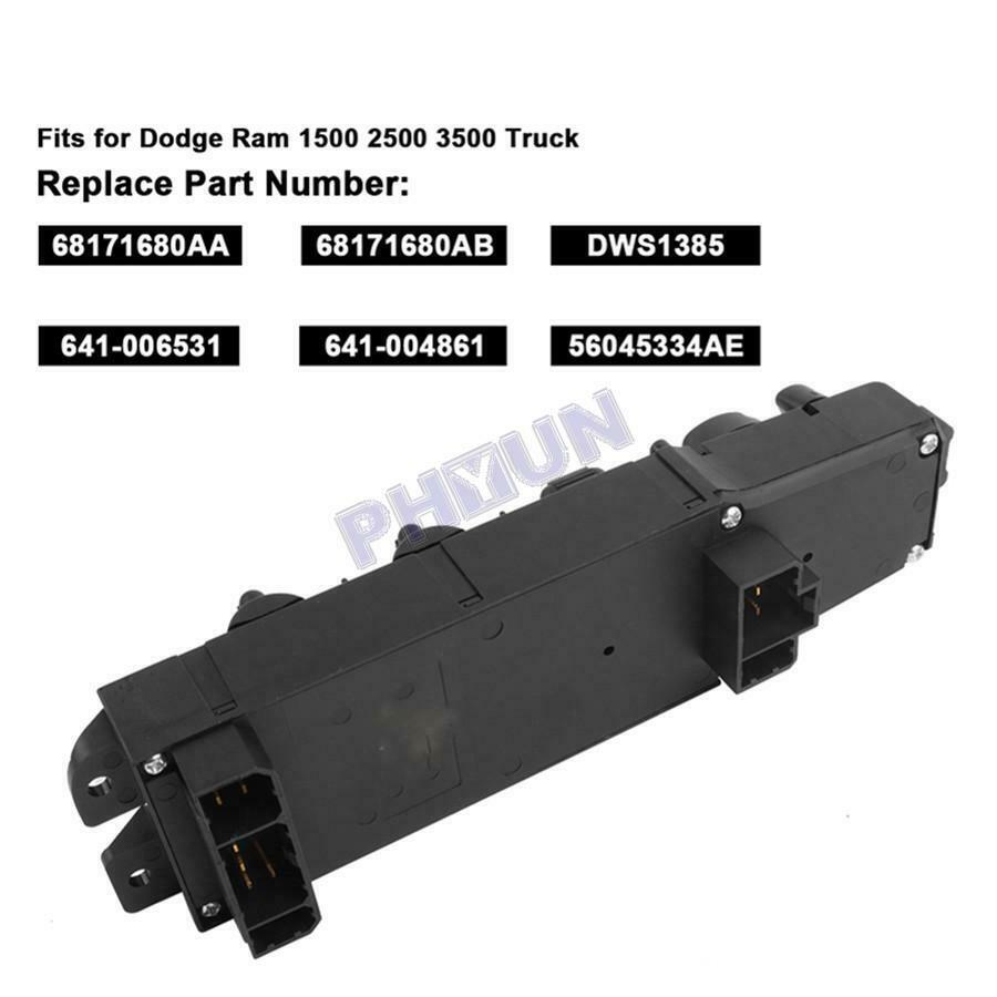 Master Power Window Control Switch for Dodge Ram Dakota Durango Sprinter 2500