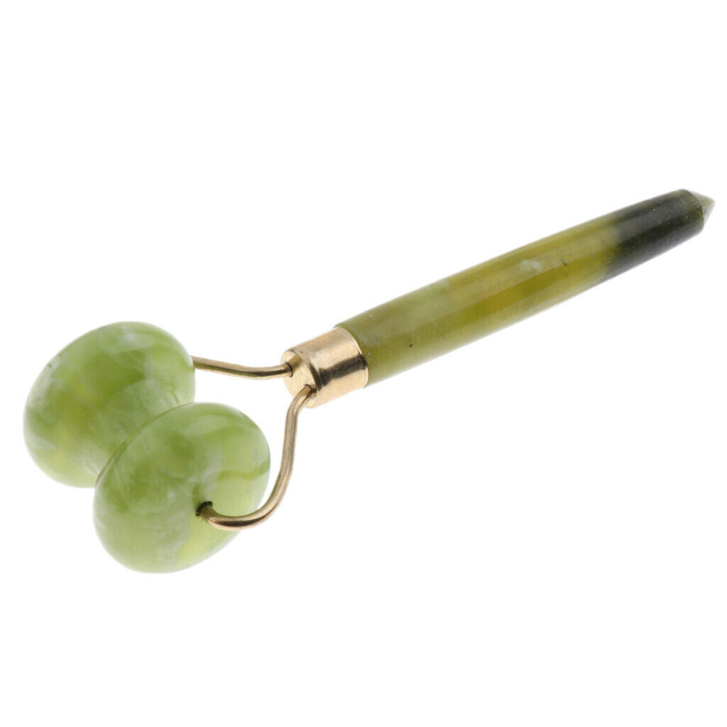 Natural Jade Jade Massager Roller Facial Gua Sha Beauty Massage Too