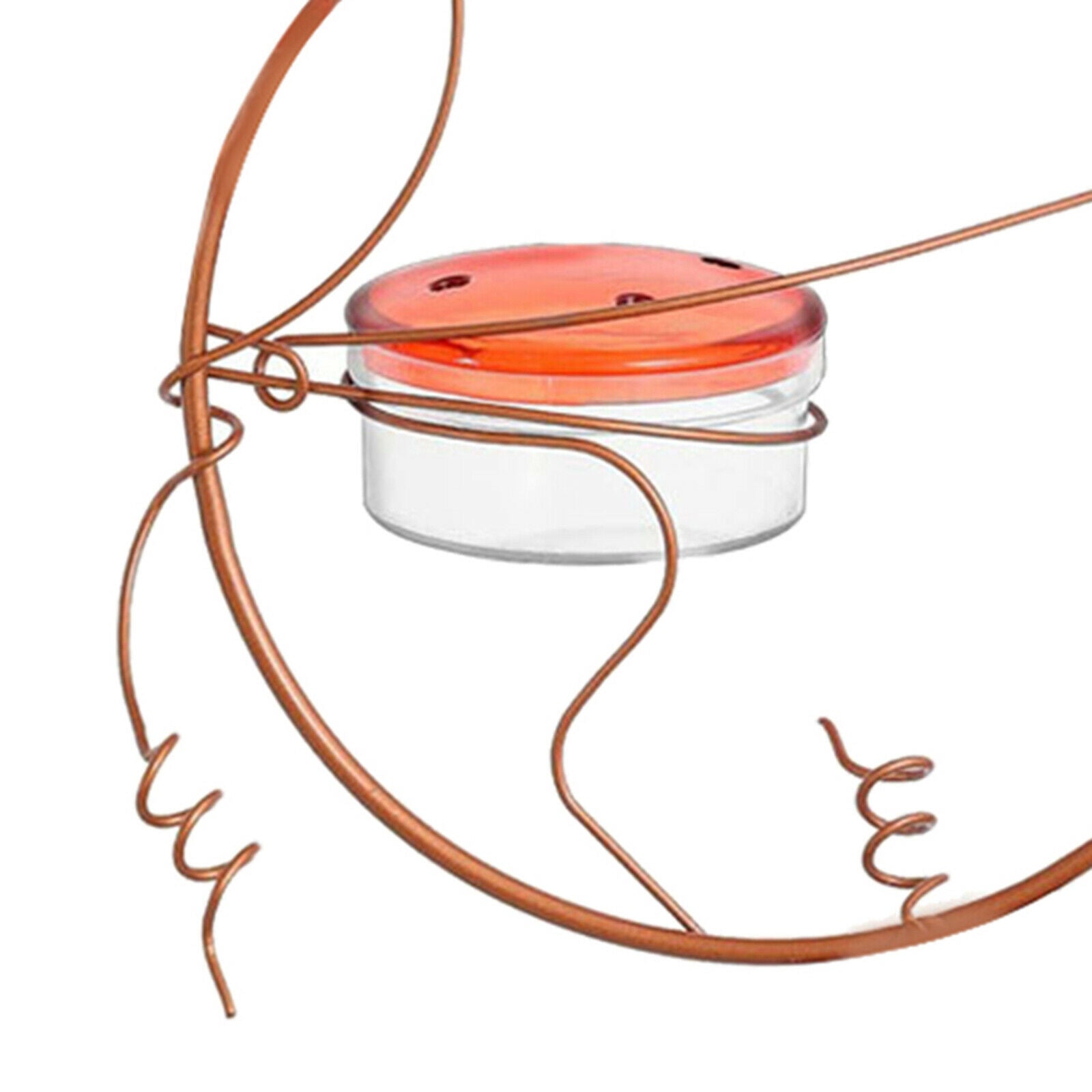 3.4oz Hummingbird Feeder Waterer Patio Yard Hanging Home Feeding Station