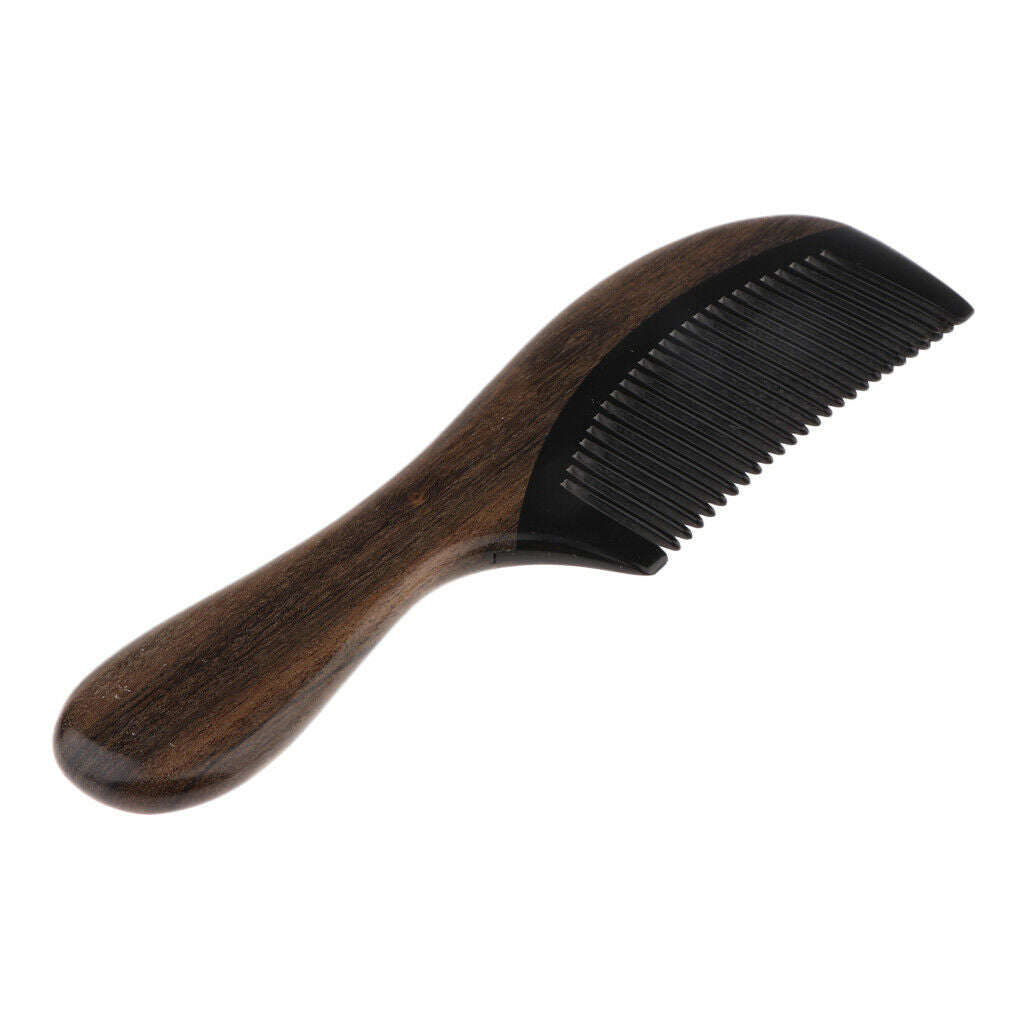 Pro Handmade Polishing Natural Wooden Comb Humanization Scalp Massager