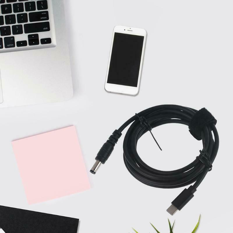 Fast Charging USB-C Type-C to DC 5.5x2.1mm Cable Charging Accessories PD 65W