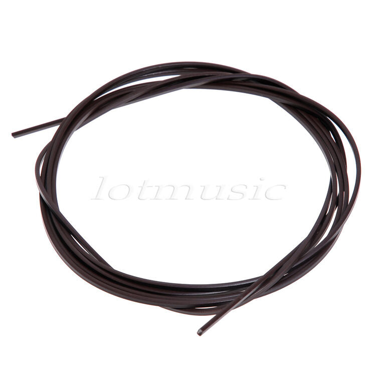 2 Pcs Guitar Binding Purfling 2mm and 6mm Width Luthier Supplies Coffee ABS
