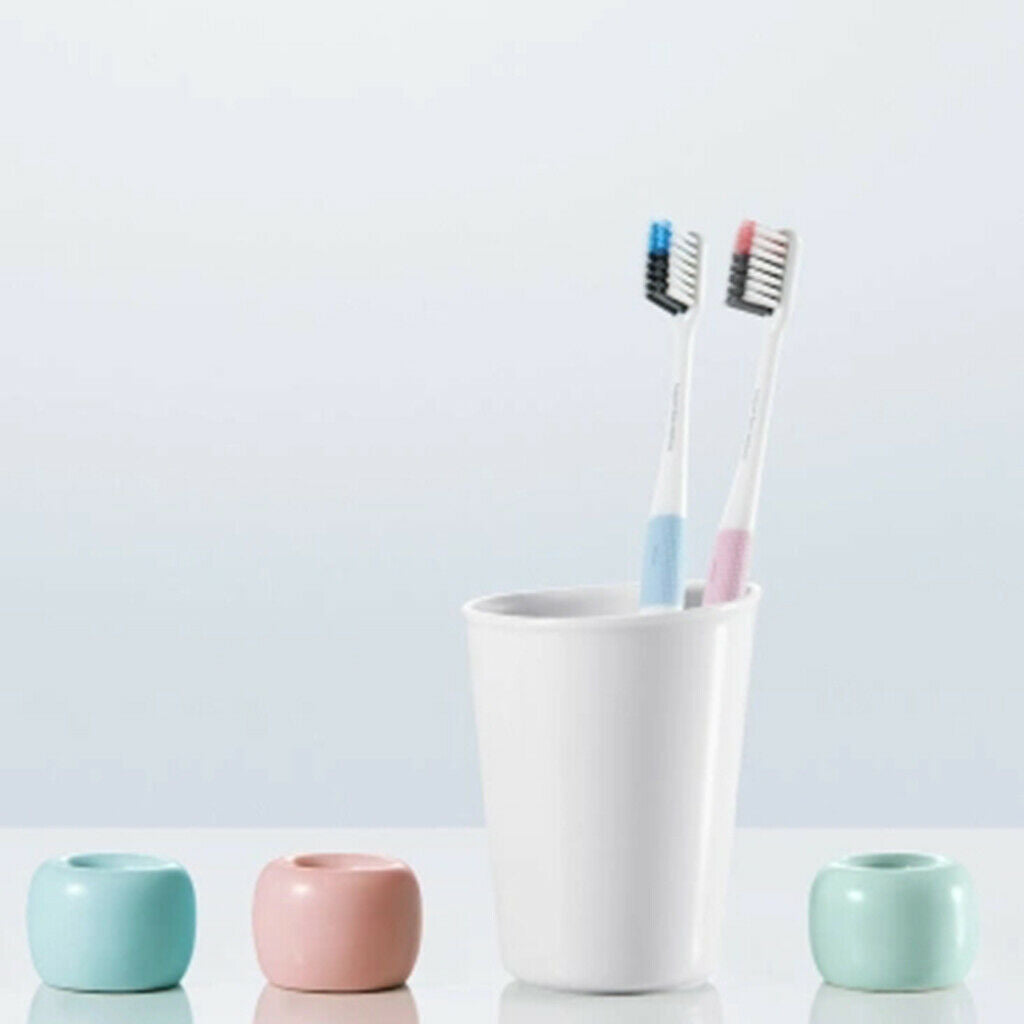 Soft Bristle Toothbrush Oral Care Tooth Brush for Adults Kids Travel Pink